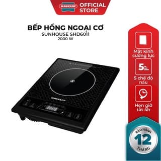 BẾP HỒNG NGOẠI SUNHOUSE SHD6011 tặng vỉ nướng