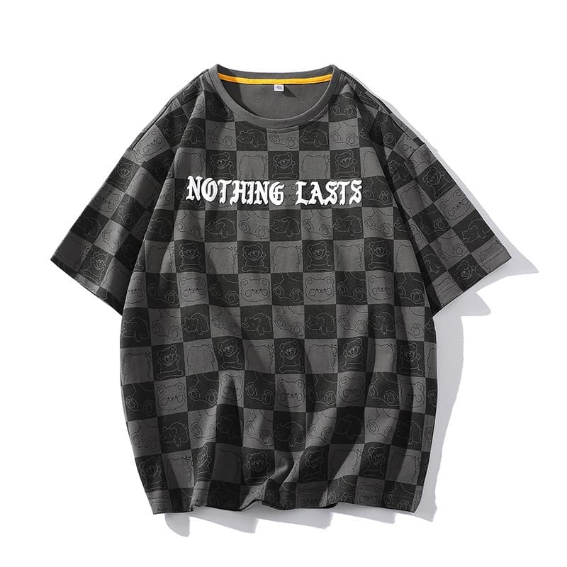Áo phông nam form rộng Nothings Lasts basic chất liệu cotton phong cách Hàn Quốc, thoáng khí - 2SEVEN - A05