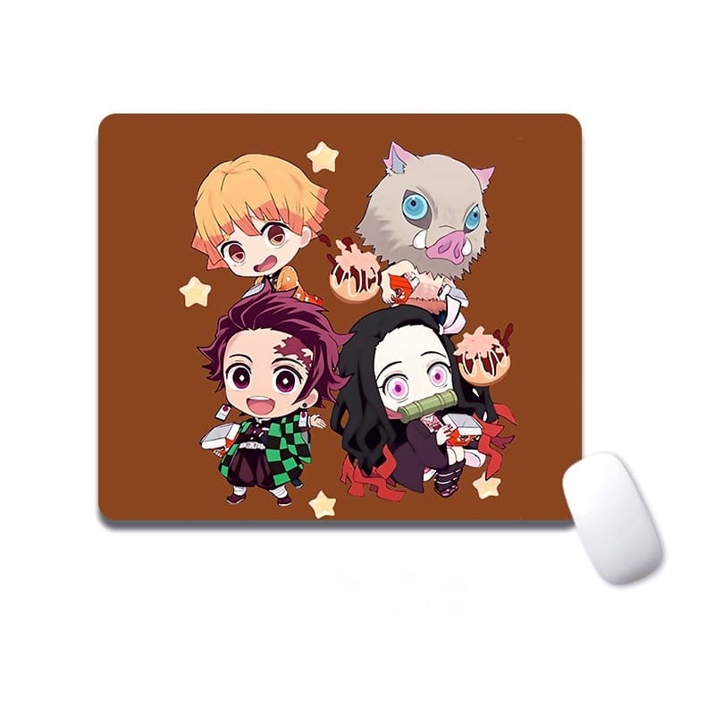 Miếng Lót Chuột Kimetsu no Yaiba Chữ Nhật ( 20 x 26 cm )_thanh gươm diệt quỷ và siêu anh hùng