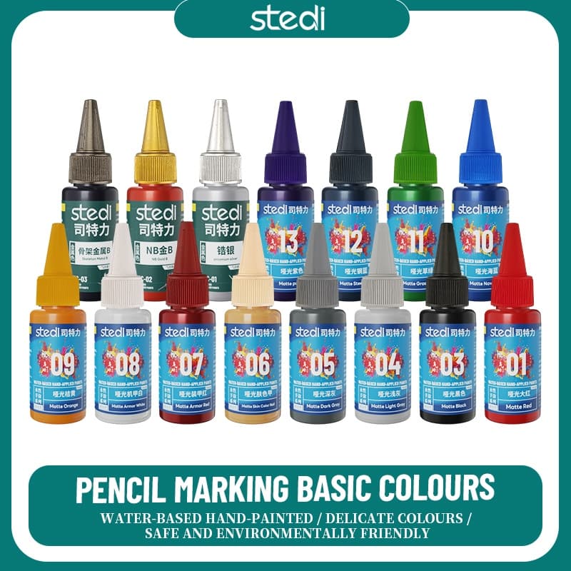 Stedi Water-Based Pigment Gundam Model Coating Color-Changing Hand-Coating Pigment Sử dụng với Bút mặt