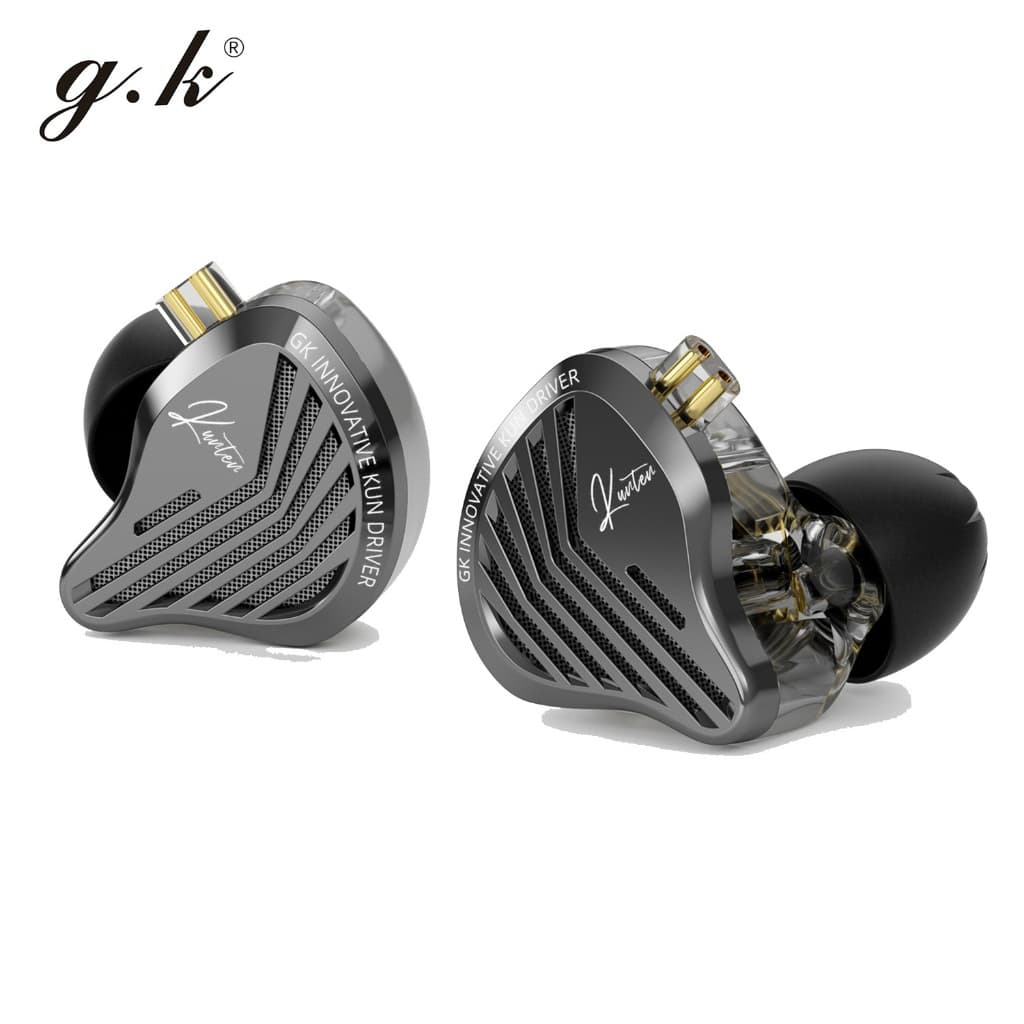  GK-KUNTEN Tai nghe In-Ear HiFi động tần số siêu rộng, giám sát thể thao với cáp thay thế 2PIN