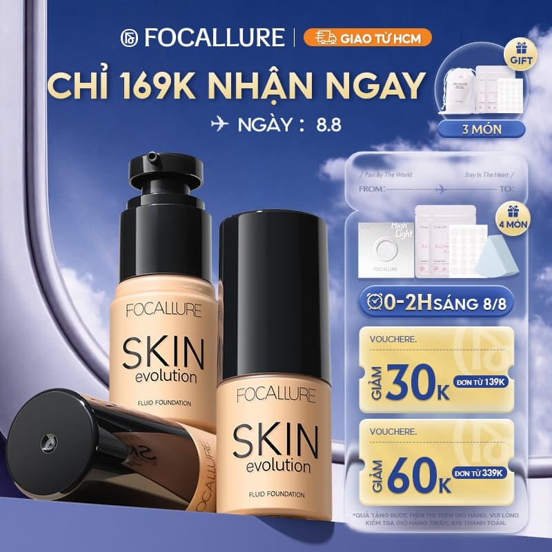 Kem nền BB FOCALLURE 31g trang điểm khuôn mặt che khuyết điểm tiện lợi