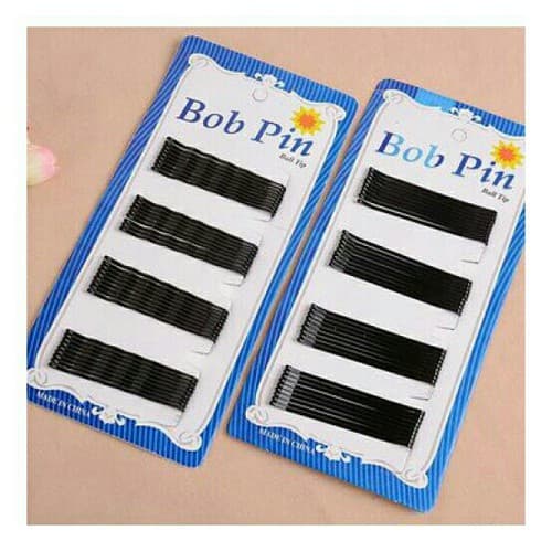 Vỉ 60 chiếc kẹp tóc - Kẹp Tăm đen