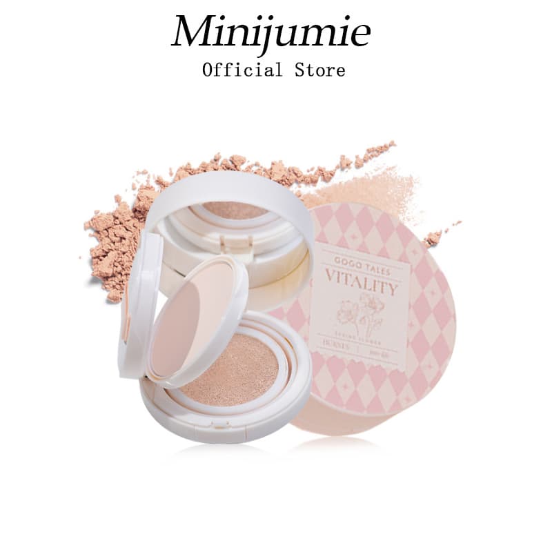 Minijumie Phấn Nước BB GOGO TALES 2 Trong 1 Dưỡng Ẩm Màu Mịn Cho Làn Da Đẹp Tự Nhiên