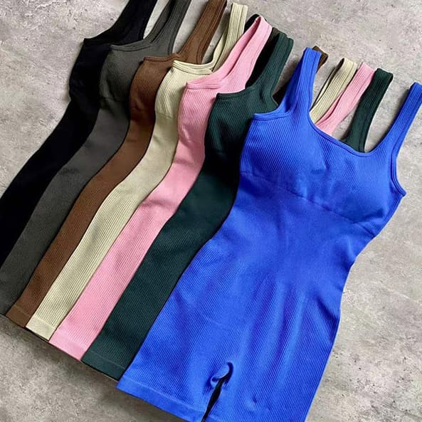 Topsports Châu Âu Mỹ Cao Cấp Ren Một Mảnh Body Lưng Đẹp Quần Áo Tập Yoga Liền Mạch Thể Dục Áo Vest Nữ Mùa Hè Không Có Miếng Lót Ngực