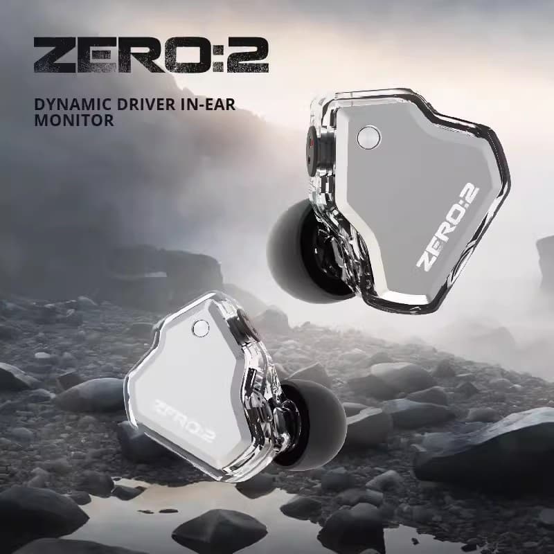 7Hz X Crinacle Zero Tai nghe 2 Có dây Cập nhật 10mm Trình điều khiển động Tai nghe âm thanh HiFi Bass Tai nghe cáp OFC có thể tháo rời chơi game nhạc sĩ