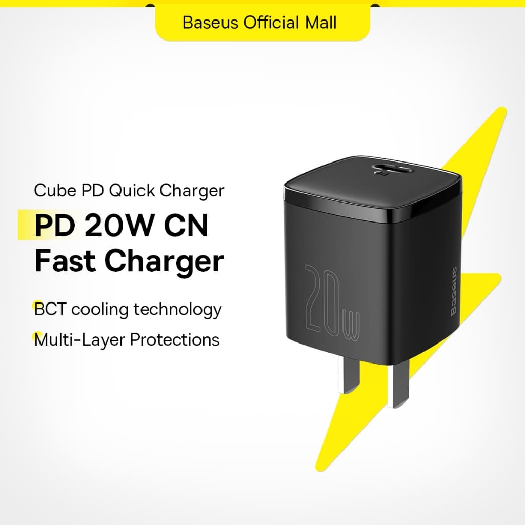 Củ sạc Baseus 20W USB C hỗ trợ sạc nhanh Type C PD