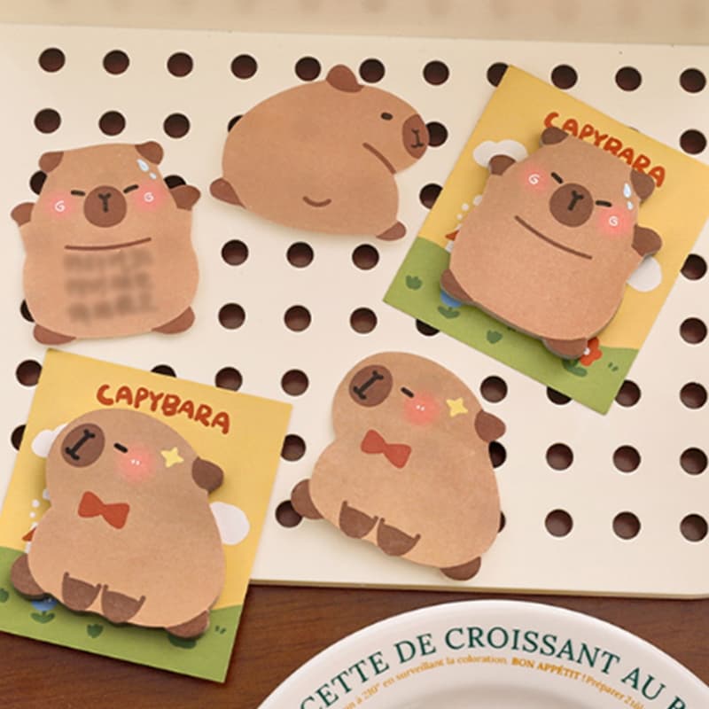 🍥jellycuty🍥Giấy note ghi chú nhiều hình con vật Hana cute có thể đứng được, giấy nhớ nhỏ xinh/ghi chú tiện lợi hình động vật hoạt hình dễ thương