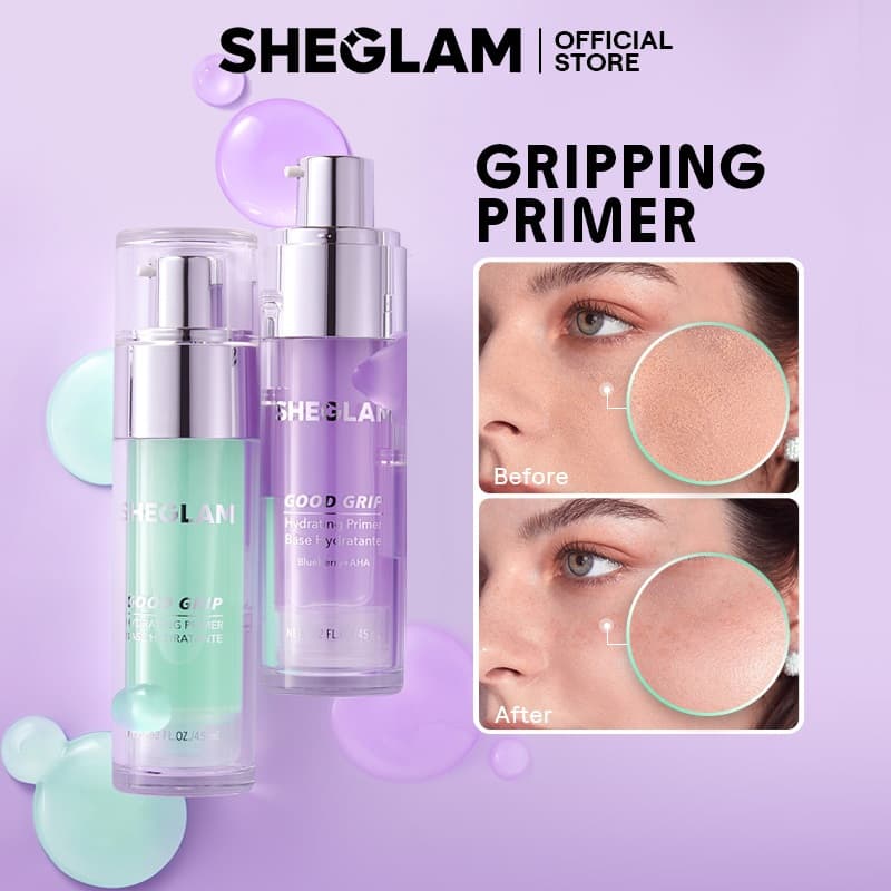 Kem lót SHEGLAM Good Grip Kiểm soát dầu dưỡng ẩm tông màu da 45ml