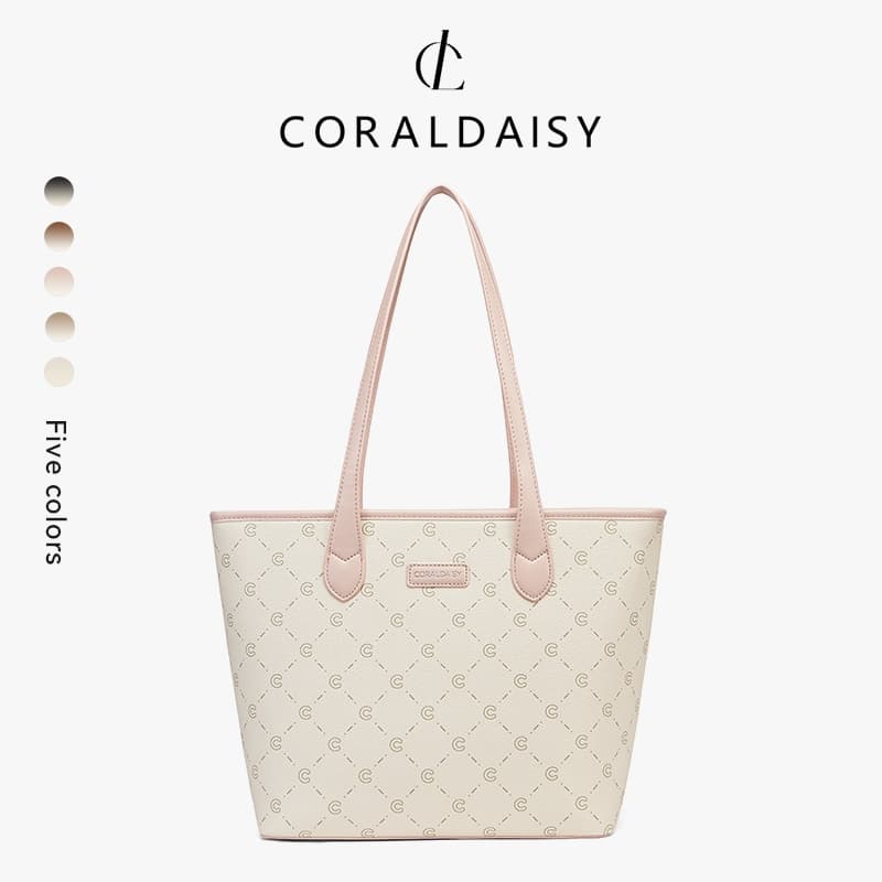 CORALDAISY 2026 Túi Tote Nữ Túi Đeo Vai Thời Trang Thanh Lịch Túi Nữ