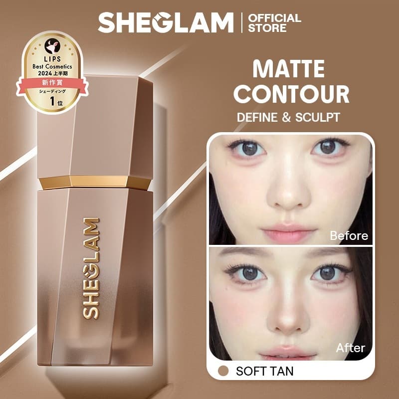 Kem Tạo Khối Dạng Lỏng SHEGLAM Hiệu Ứng Lì, Lên Màu Chuẩn, Tự Nhiên, Lâu Trôi, Trang Điểm Mặt