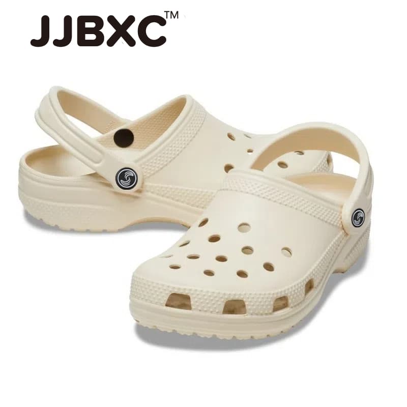 Dép JJBXC Classic  Chính Hãng Unisex, Giày Sandal Nhẹ Êm Chống Trượt, Tương Thích Phụ Kiện Charm