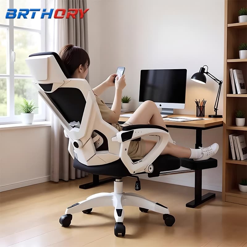 Ghế văn phòng Ghế máy tính Ghế chơi game có tựa đầu tựa lưng cao tựa lưng có chân