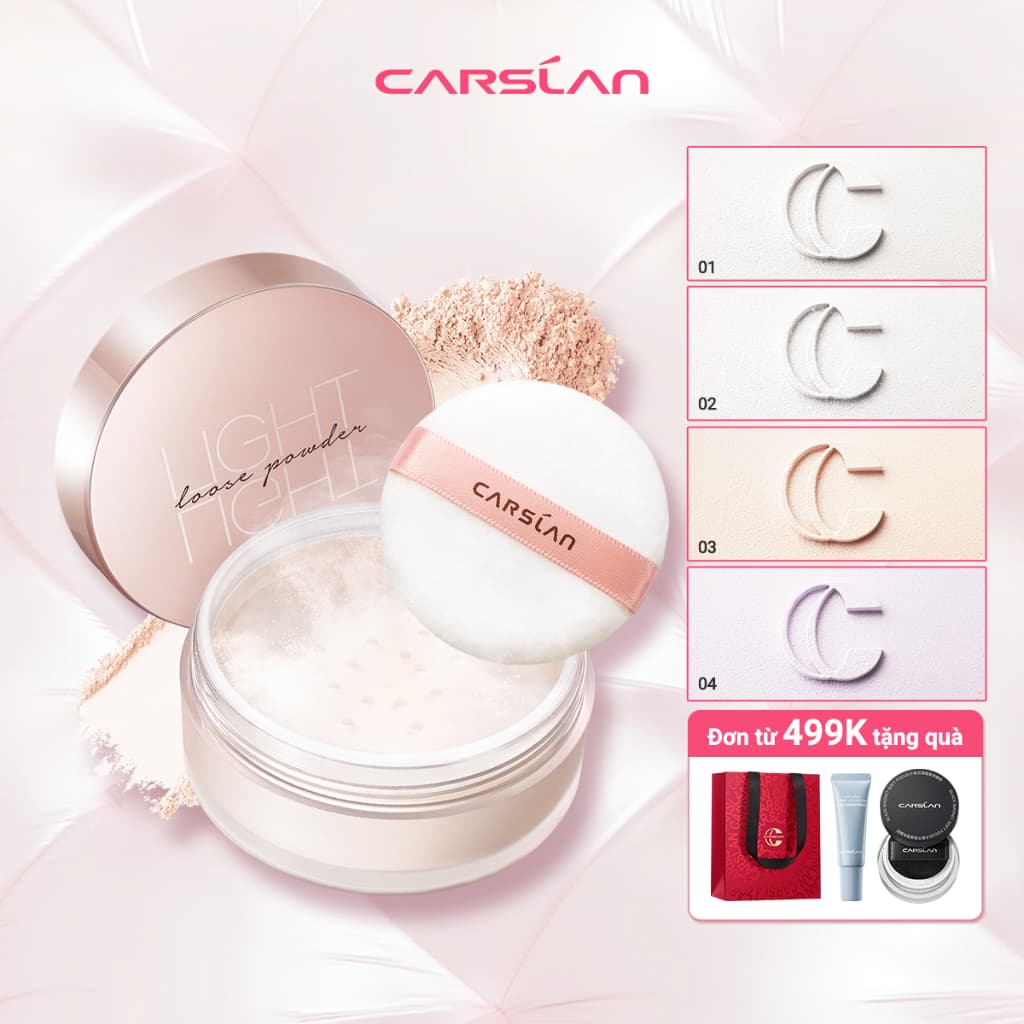 Phấn Phủ Carslan Kiểm Soát Dầu Tiện Dụng Trang Điểm 10g