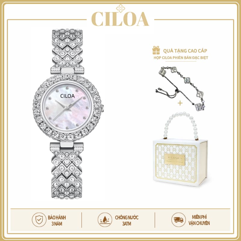 CILOA-đồng hồ nữ bracelet đồng hồ đeo tay cao cấpdụng cụ thay dây đồng hồ nữ chống nước-5836