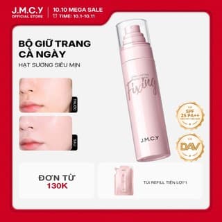 JMCY Setting Spray 100ML Kiểm soát dầu và lâu trôi để trang điểm không tì vết Một bình xịt cài đặt đẹp khô ngay lập tức trong 3 giây. Trang điểm kéo dài đến 24 giờ