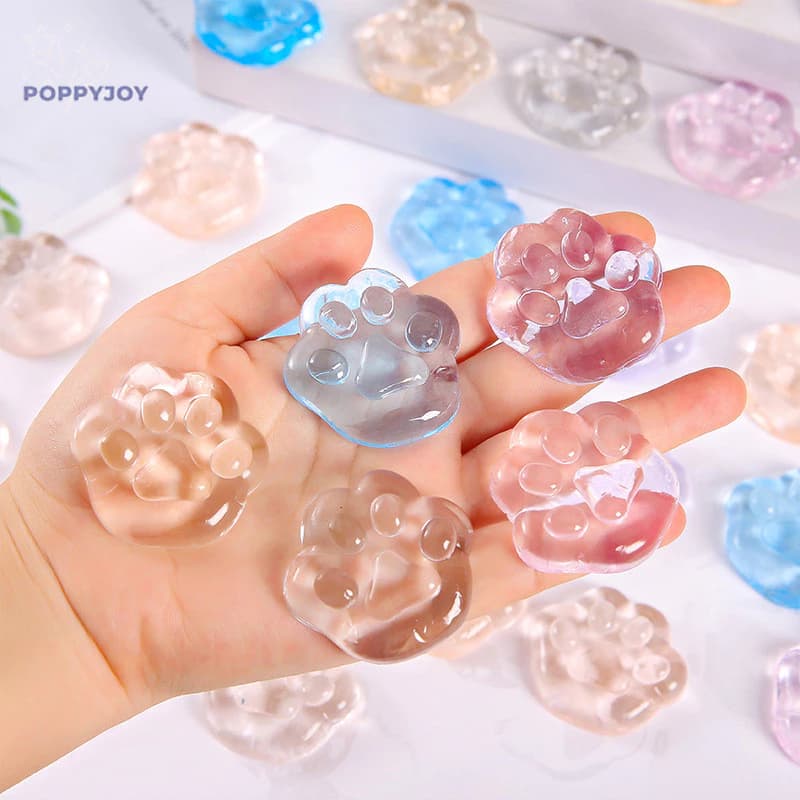 🐾POP Đồ chơi squishy hình chân mèo giải toả căng thẳng nhiều mầu sắc