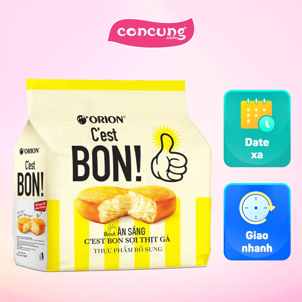 Bánh C'est Bon sợi thịt gà 5 gói