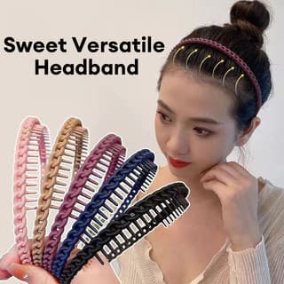 🎉sparkly🎉Băng đô rửa mặt đặc biệt chống trượt răng 2025 mới