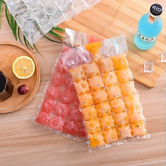 🍉Set 10 Túi Nilon Làm Kem/ Đá Viên/ Sữa Chua Tiện Lợi Thông Minh  DUASHOP🍉