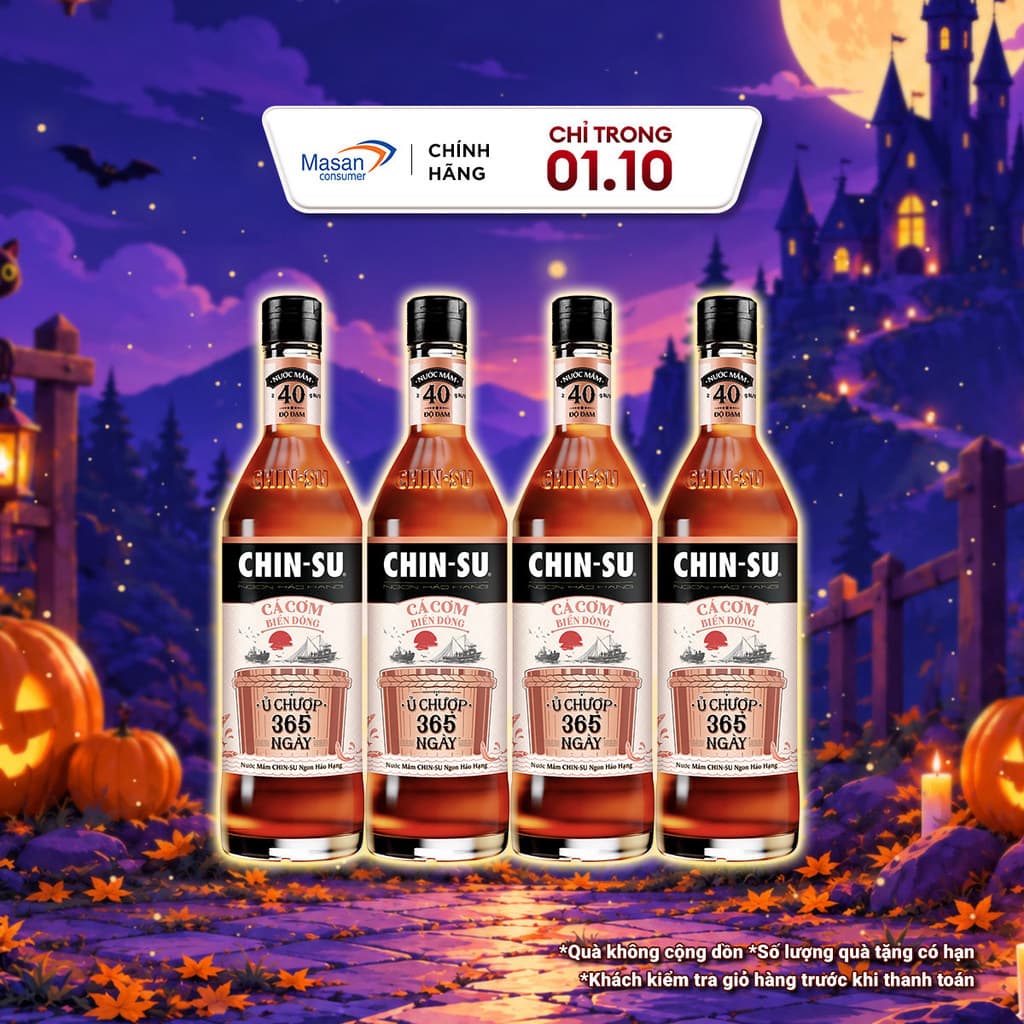 [LS] [Chọn loại] Kiệt tác tặng phẩm - Nước Mắm CHIN-SU Ủ Chượp 365 Ngày 700ml