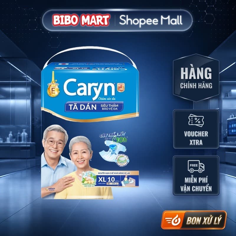 [KOL] Tã dán người lớn Caryn XL10 - BM005.1