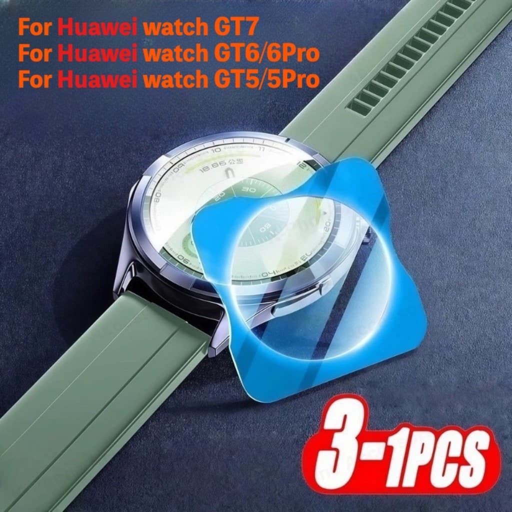 1-3 Chiếc Dành Cho Huawei Watch GT 6 Pro GT7 GT6 41mm 46mm GT5 Kính Cường Lực Dễ Dàng Lắp Đặt Bảo Vệ Màn Hình Chống Trầy Xước