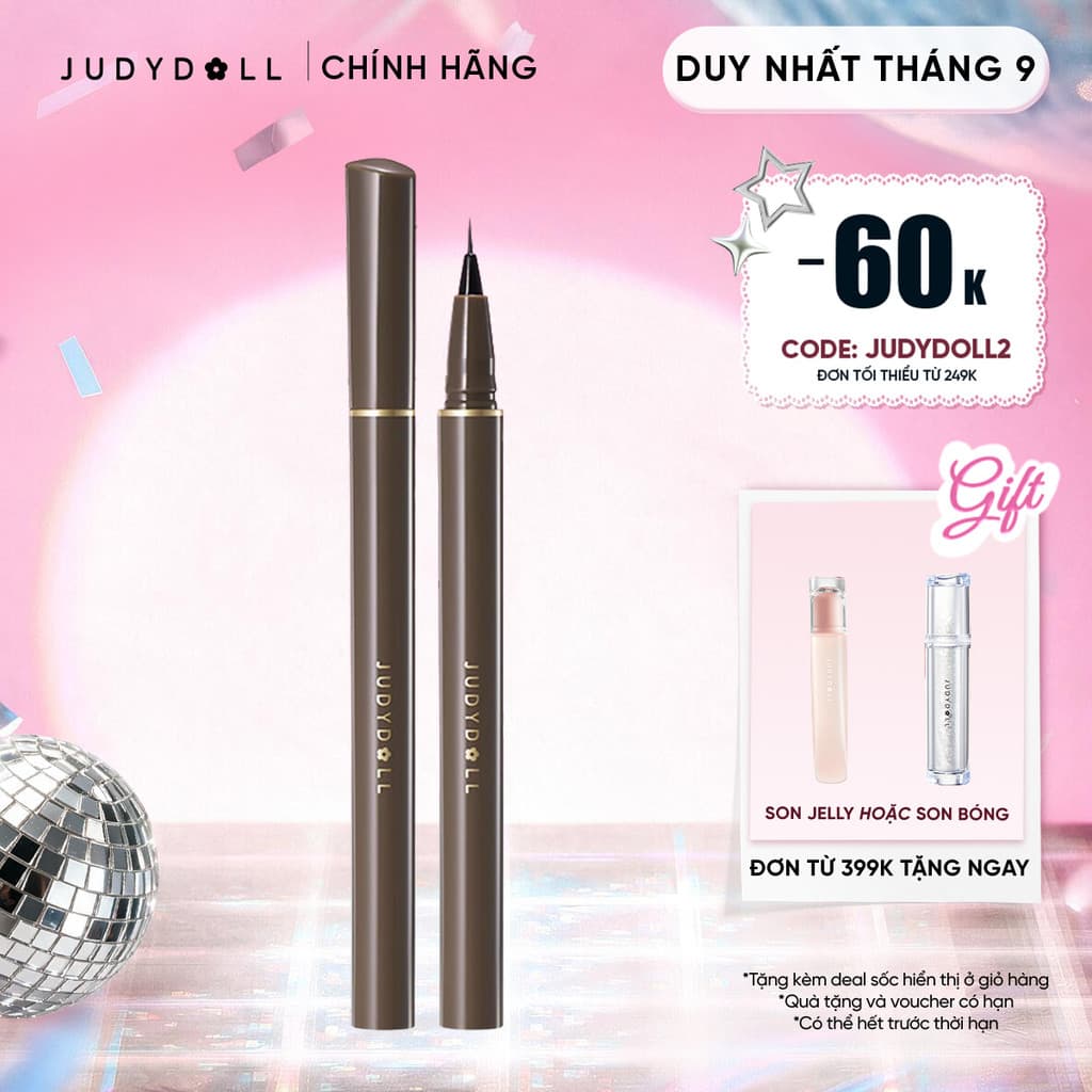 Judydoll Bút kẻ mắt siêu mảnh Skinny liquid Eyeliner