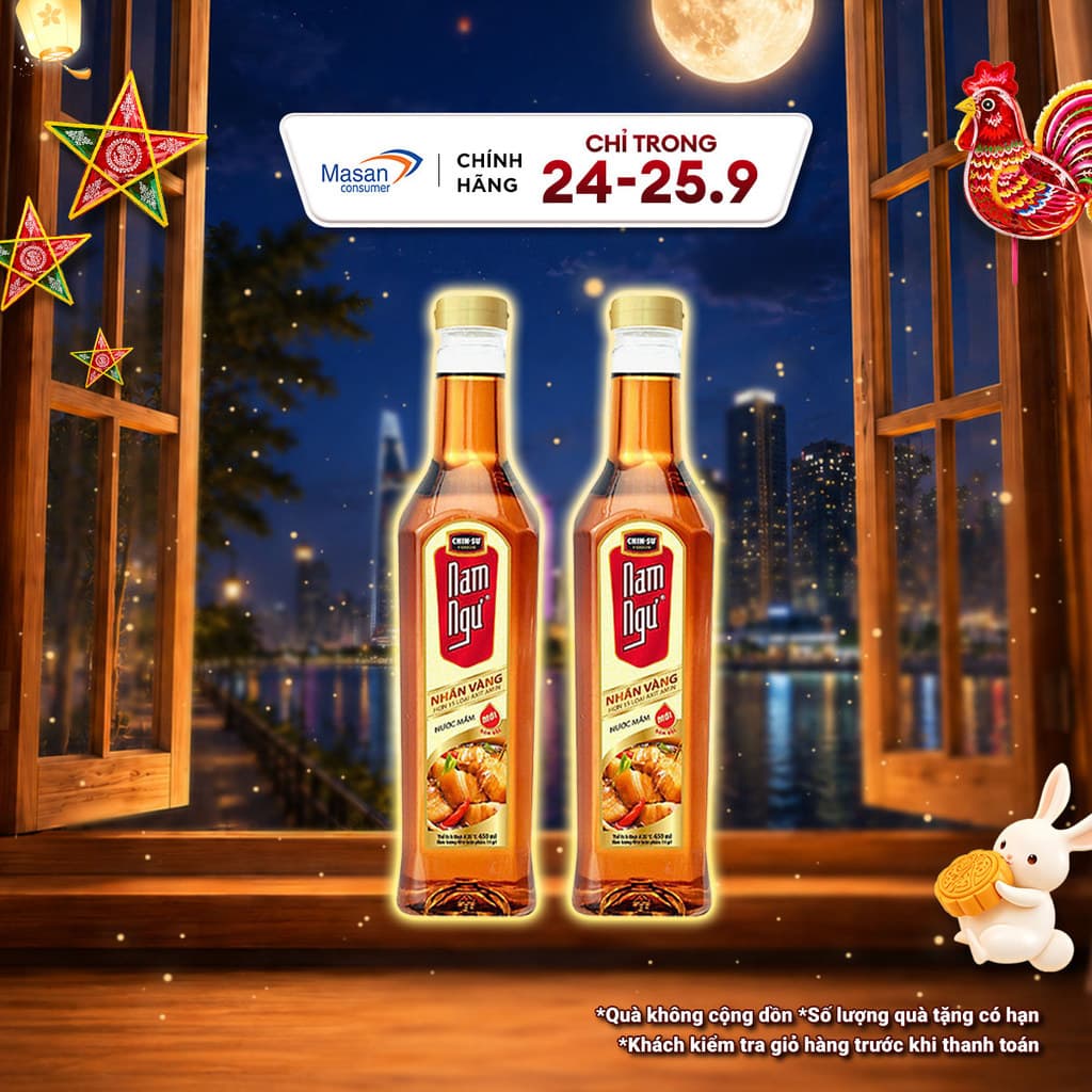 Combo 2 Nước Mắm Nam Ngư Nhãn Vàng Chai 650ml