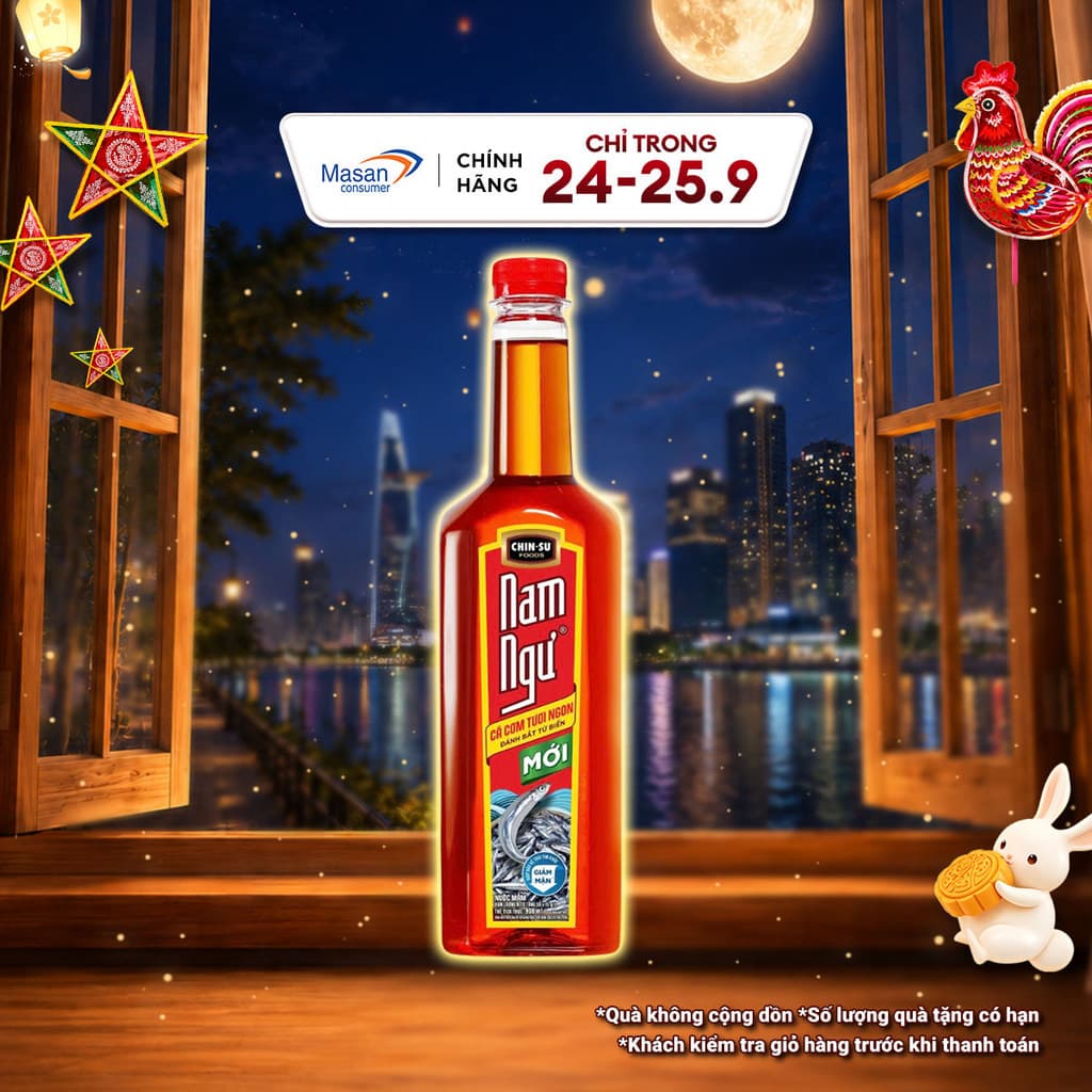 [LS] Nước Mắm Nam Ngư Chai 900ml