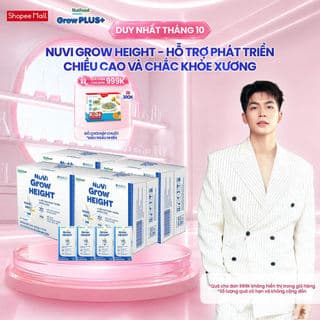 Combo 4 Thùng 24 hộp SBPS Nuvi Grow Height 1+ hỗ trợ phát triển chiều cao hộp 110ml
