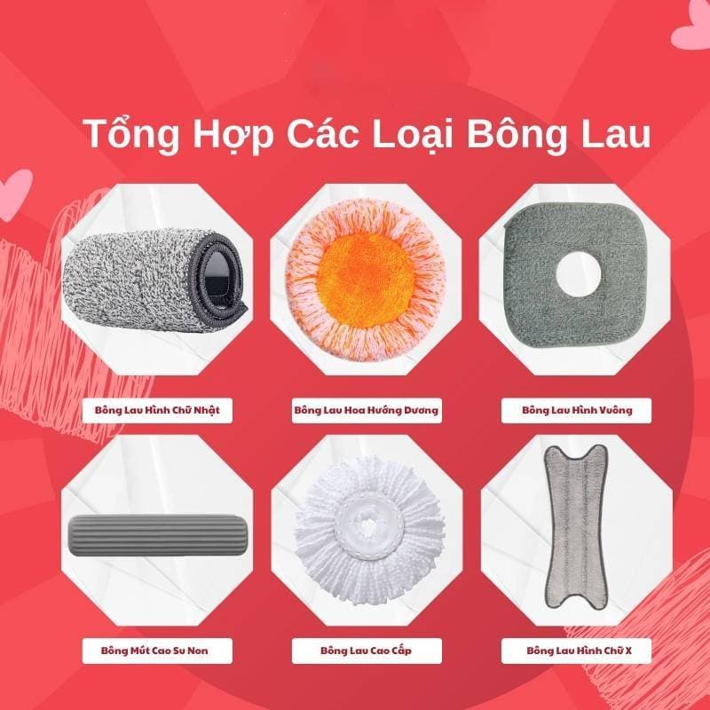 Bông Lau Nhà Thay Thế Cho Cây Lau Nhà Tự Vắt - Miếng Lau Thay Thế Cho Cây Lau Chữ Nhật, Kích Thước 12x32cm