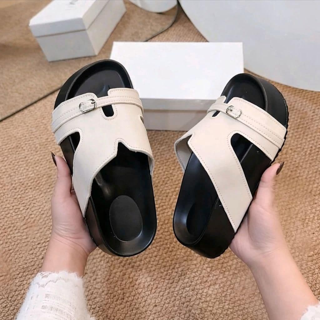 Dép và sandal nữ quai ngang nơ xᶖnh đế cao chống nước phom xᶖnh tôn dáng - Dép thời trang sang chảnh tiểu thư