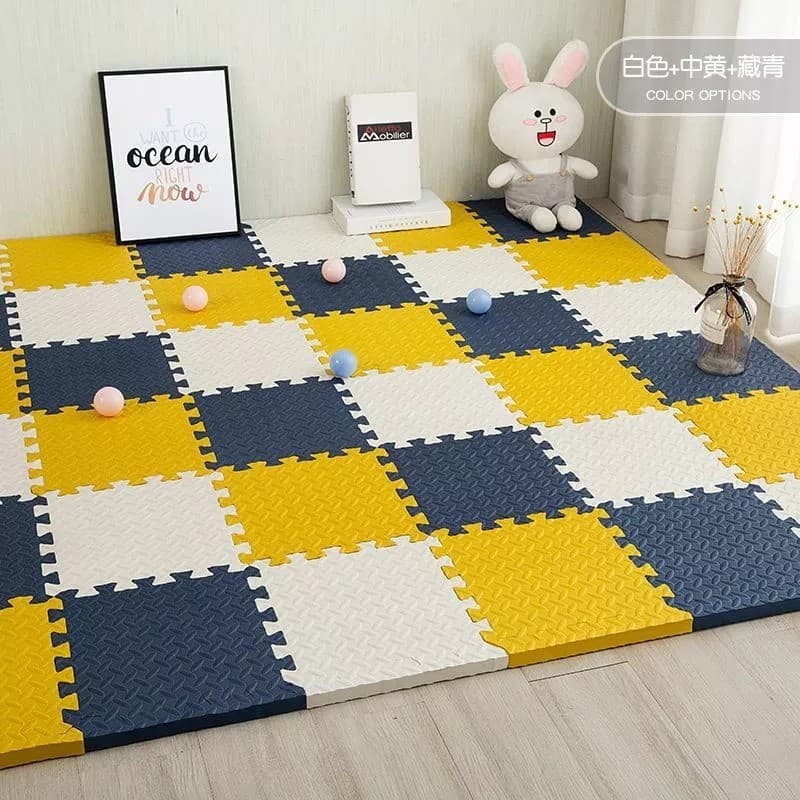 Thảm xốp ghép lót sàn xuất Nhật ko mùi 30x30x1cm cho bé hàng cao cấp bao chất lượng 100%