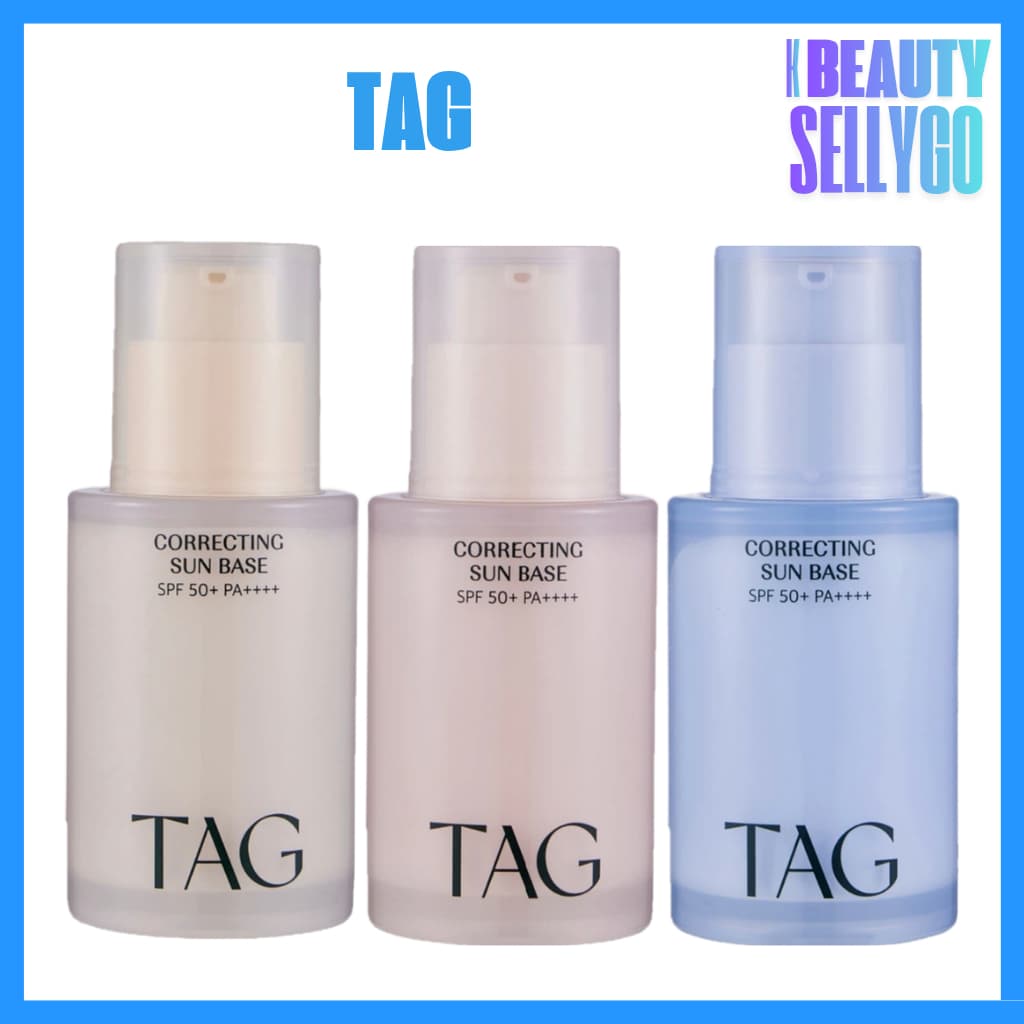 TAG Correcting Sun Base 32ml (01 Gleam Ivory / 02 Soft Pink / 03 Clear Blue)