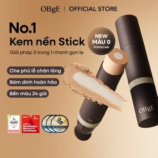[OBgE Chính Hãng] Kem Nền Thỏi Natural Cover Foundation 13g SPF50+ PA++++ 3 Trong 1 Che Phủ Lỗ Chân Lông Nhanh, Bám Mịn Lâu Trôi 24H, Kèm Cọ Tán Siêu Mịn
