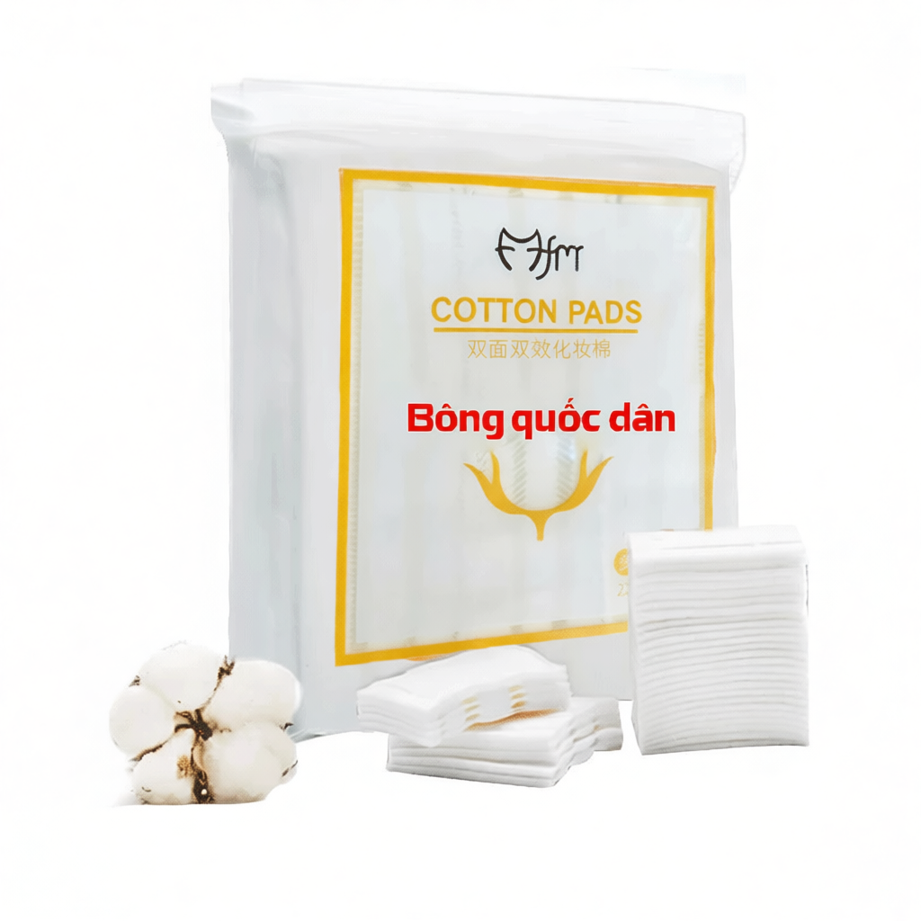 Bông tẩy trang 3 lớp COTTON 222m 