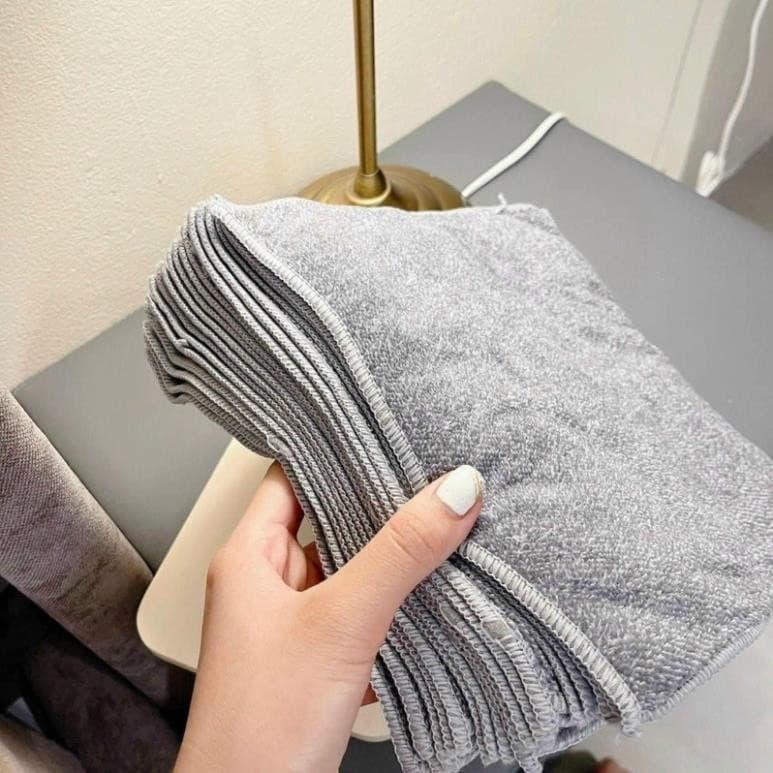 Set 40 Khăn lau bếp đa năng bằng sợi than tre, khăn lau tay nhà bếp siêu thấm hút, kháng khuẩn