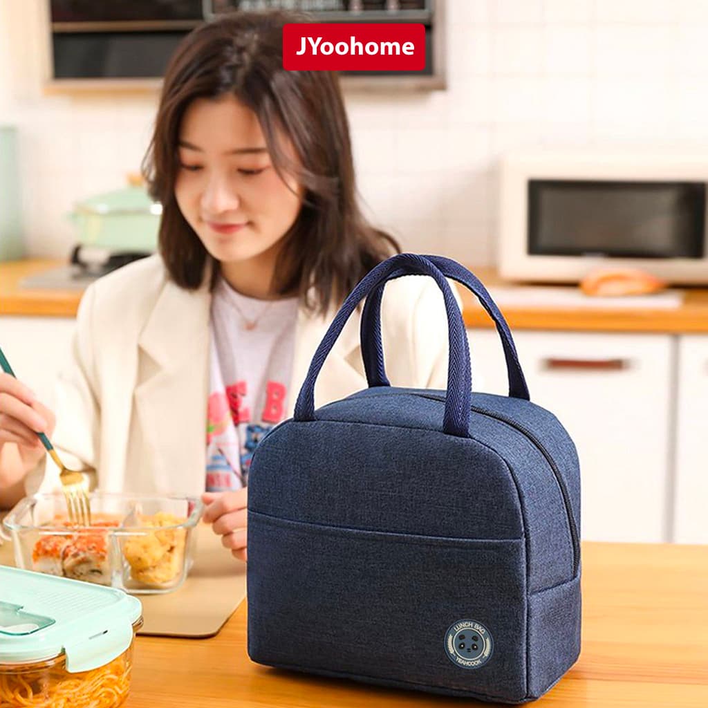 Túi Đựng Hộp Cơm Giữ Nhiệt Cao Cấp JYoohome Túi Cơm 3 Lớp Đựng Hộp Cơm Trưa Văn Phòng Sinh Viên