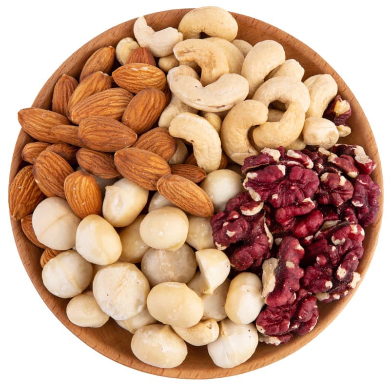 500Gr Mix hạt sấy chín nguyên vị. Có hồ sơ công bố, xuất hóa đơn công ty đầy đủ