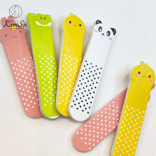 Combo 02 Dũa móng mini nhiều màu sắc hình thú (Mẫu ngẫu nhiên)