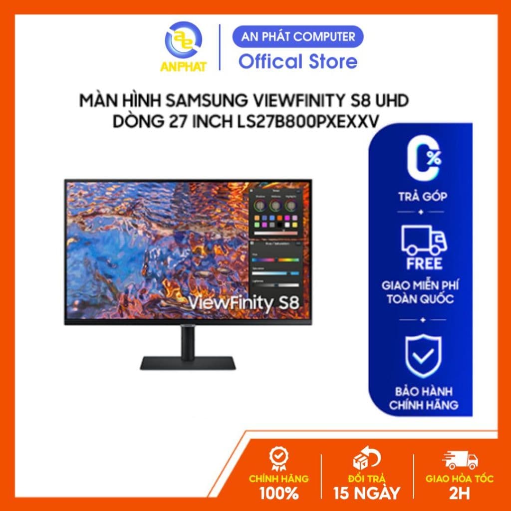 Màn Hình Samsung ViewFinity S8 UHD 32 inch LS32B800PXEXXV