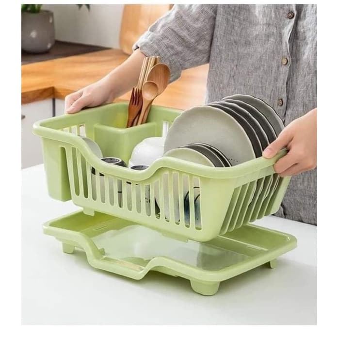 Úp bát nhựa ráo nước có khay hứng tiện lợi