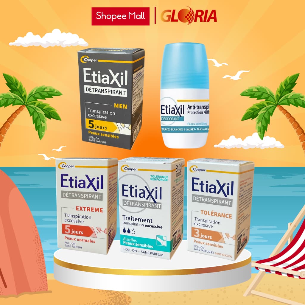 Lăn Khử Mùi Etiaxil Giảm Mồ Hôi Chính Hãng Pháp 15ml