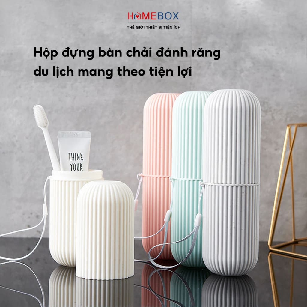 COMBO 3 Hộp Đựng Bàn Chải Kem Đánh Răng Du Lịch Dã Ngoại Tiện Lợi, Cốc Đánh Răng Ứng Dụng Đa Năng