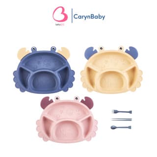 Bộ khay ăn dặm con vật 5 chi tiết nhiều mẫu ngộ nghĩnh cho bé