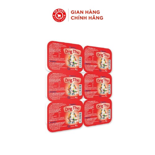 Vỉ 6 hộp sữa đặc có đường Ông Thọ, 40g/hộp