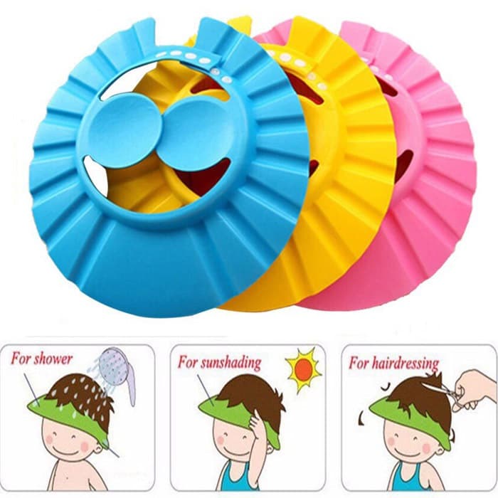 Mũ Tắm Dùng Làm Nón Gội Đầu Làm Nón Cắt Tóc Cho Bé
