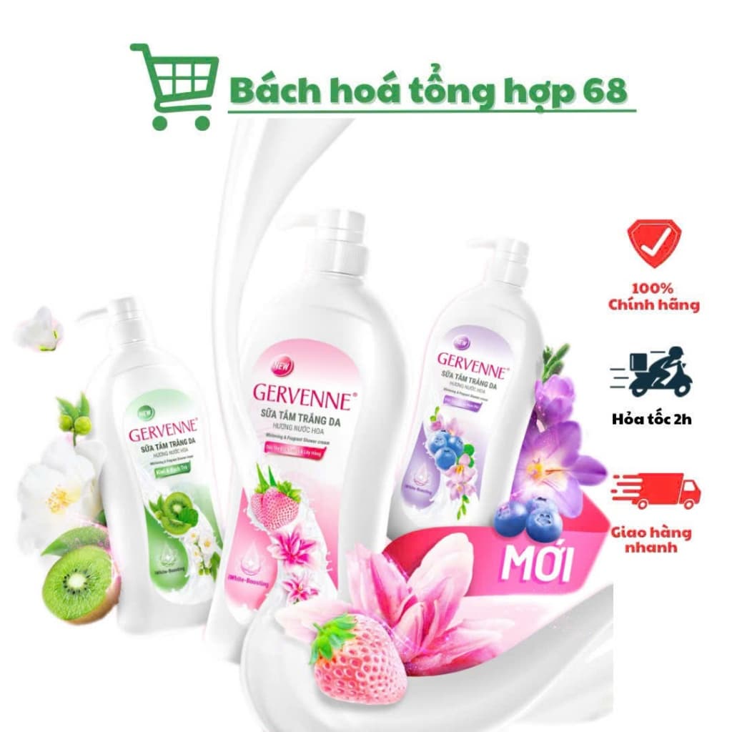 Sữa Tắm Hương Nước Hoa Gervenne 900g
