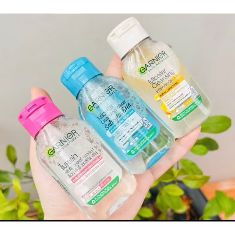 Mini size Nước Tẩy Trang Pháp Cho Da Dầu Mụn Salicylic BHA Giúp Làm Sạch Sâu